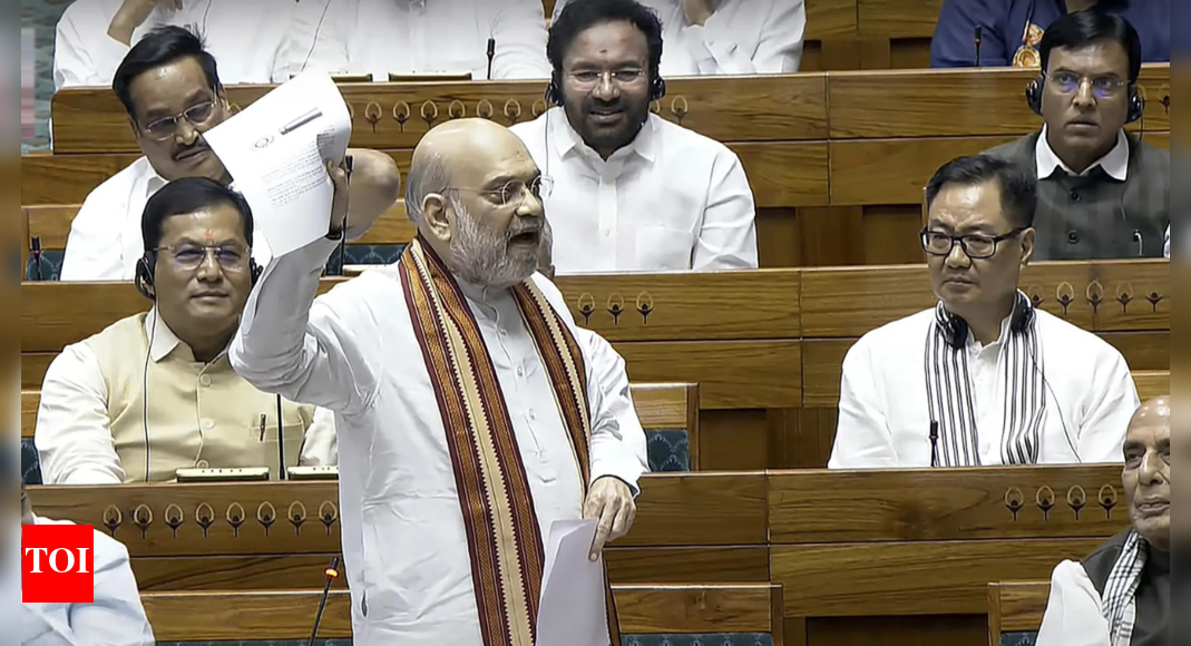 Amit Shah comes to Lok Sabha armed with proof on Pahalgam attackers