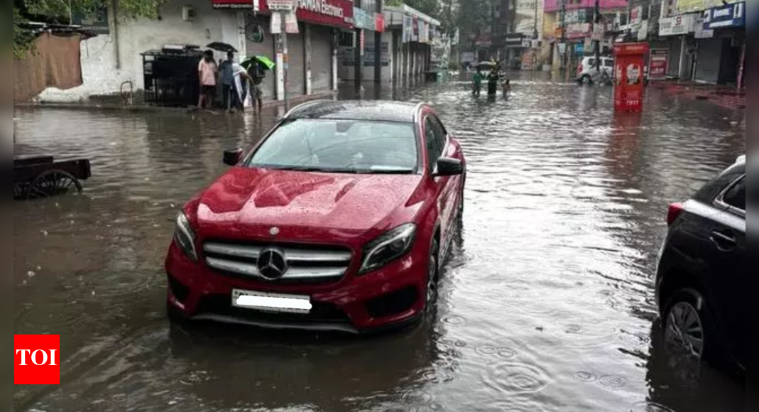 Mercedes stranded on flooded road for 2 hours: Ghaziabad man sends legal notice to GMC