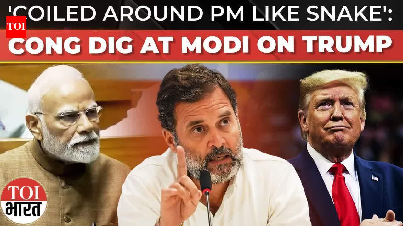 Trump Coiled Around Modi Like a Snake: Cong, Oppn Say PM 'Failed' To ...