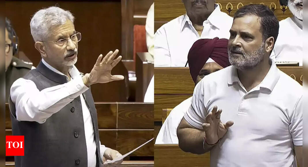 'Were you sleeping in history class?' Jaishankar's 'China guru' dig at Rahul; slams Gandhi family