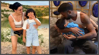 Hardik Pandya and ex-wife Natasa Stankovic pen emotional note for son Agastya on his birthday;  call him a 'blessing' - See posts