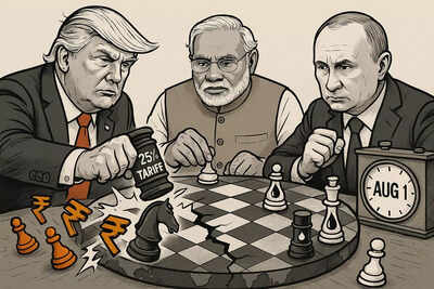 "India Is Russia's...": Donald Trump Announces 25% Tariffs Plus Penalty On India