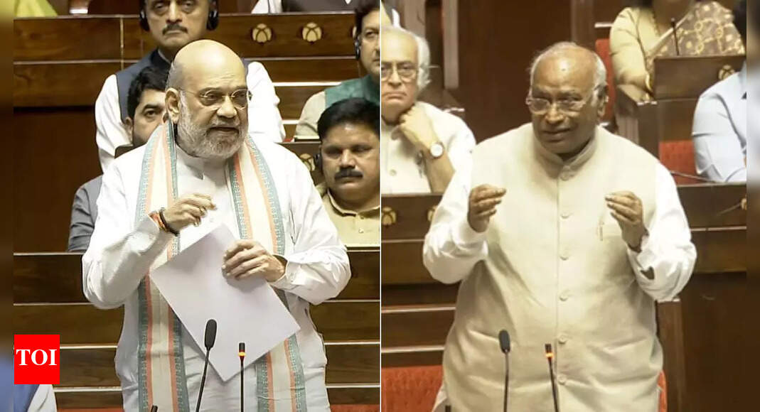 'Insult' vs 'irony': Fiery end to Operation Sindoor debate as Mallikarjun Kharge, Amit Shah trade barbs over PM Modi's presence