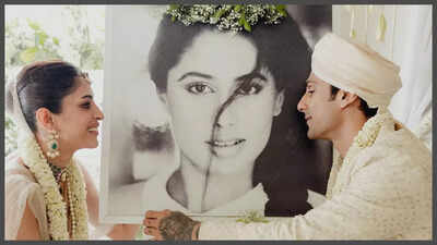 Prateik Smita Patil reveals his late mother appeared in wife Priya Banerjee's dream asking them to get married in her house: 'All the 42 guests felt her presence'