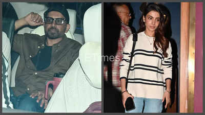 Raj Nidimoru looks visibly upset with paparazzi as he leaves with Samantha Ruth Prabhu in same car after dinner date - See photos