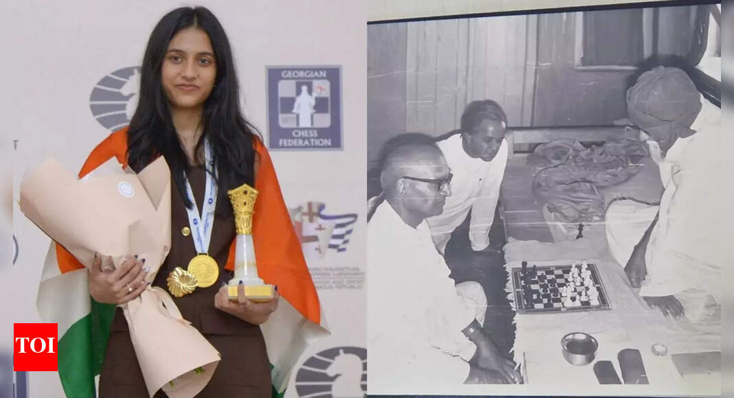 Chess has always been in Divya's genes; great-grandfather used to play with Vinoba Bhave