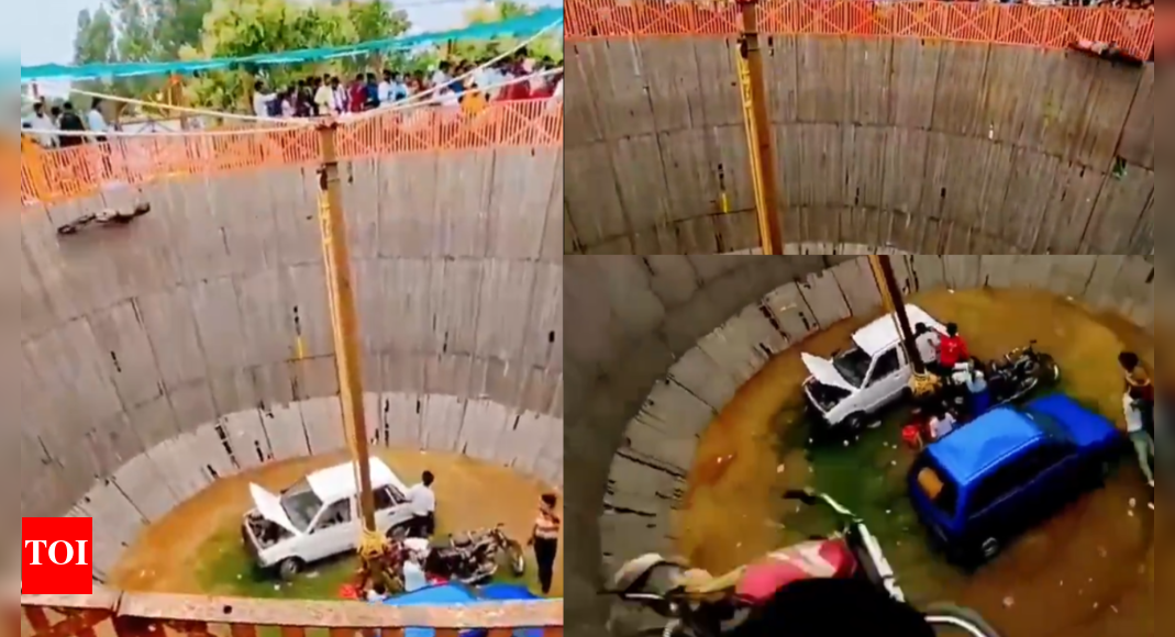 UP Sawan Mela scare: Biker crashes mid-stunt in ‘Maut ka Kuan’