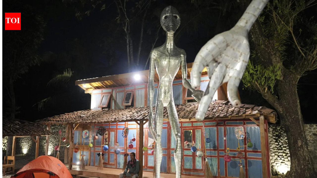 Lights, aliens, imagination: Inside Indonesia’s UFO festival; in pics