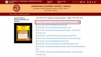  Assistant teacher result declared on jac.jharkhand.gov.in; check here