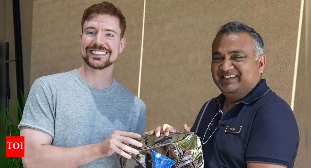 MrBeast hits 400 million subscribers on YouTube; shares photo with CEO Neal Mohan
