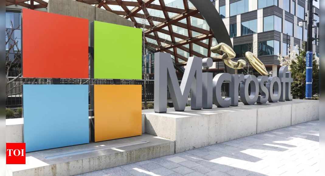 Microsoft rockets on Wall Street: Shares jump up to 8% as market cap crosses  trillion; AI-powered earnings lift Nasdaq, S&P to new highs – Times of India