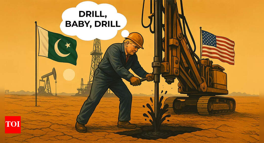 Donald Trump to help Pakistan build ‘massive oil reserves’! How much known crude oil does it have & how does that compare to India? Top points to know – Times of India