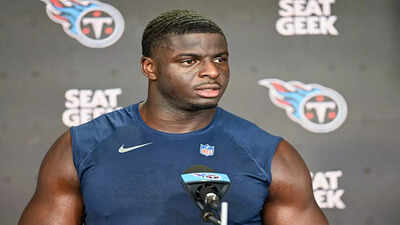 Titans Rookie Oluwafemi Oladejo inspired by T.J. Watt, Maxx Crosby and Micah Parsons, aims to revive pass rush after Harold Landry exit