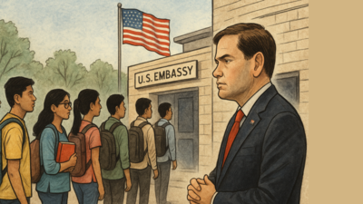 Indian students trapped in the waiting room of their American dreams: Will Marco Rubio unlock the door?