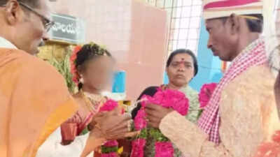 Child marriage shocker in Andhra Pradesh: 13-year-old girl forced to marry 40-year-old man; police book groom, mother and others