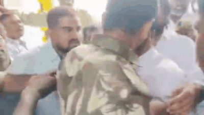 Caught on cam: Andhra Pradesh minister BC Janardhan Reddy’s brother slaps cop at temple; arrested