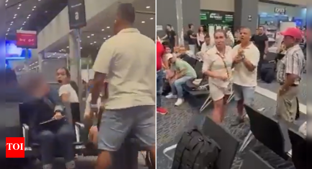 ‘Get up or I’ll get you up’: Flight passenger slapped for refusing to give up seat - Bogota airport chaos