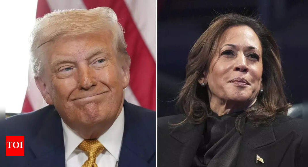 'I wouldn't call her a skilled politician': Trump mocks Kamala Harris over governor decision; jokes about buying her new book - Times of India