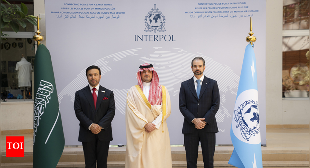 Saudi minister visits INTERPOL HQ: What to know about the €1m pledge and regional bureau plan