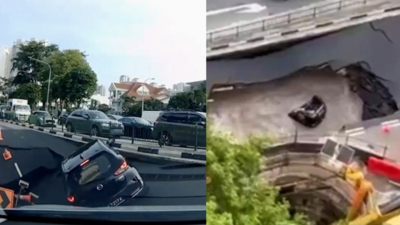 Heroic rescue: 7 Indians in Singapore pull woman from 3ft sinkhole; act opens debate on migrant workers' rights