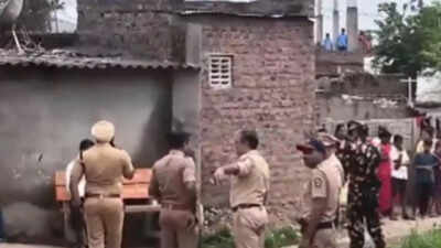 Stones pelted, motorcycle set ablaze: Clashes erupt in Pune village over social media post; police use teargas to disperse mob