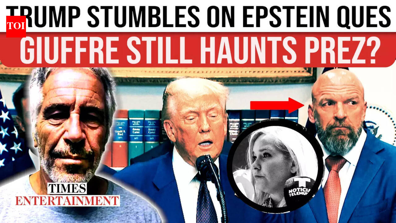 Trump Mumbles, Triple H Stares; WWE Star’s Face Goes Viral Over Epstein ...