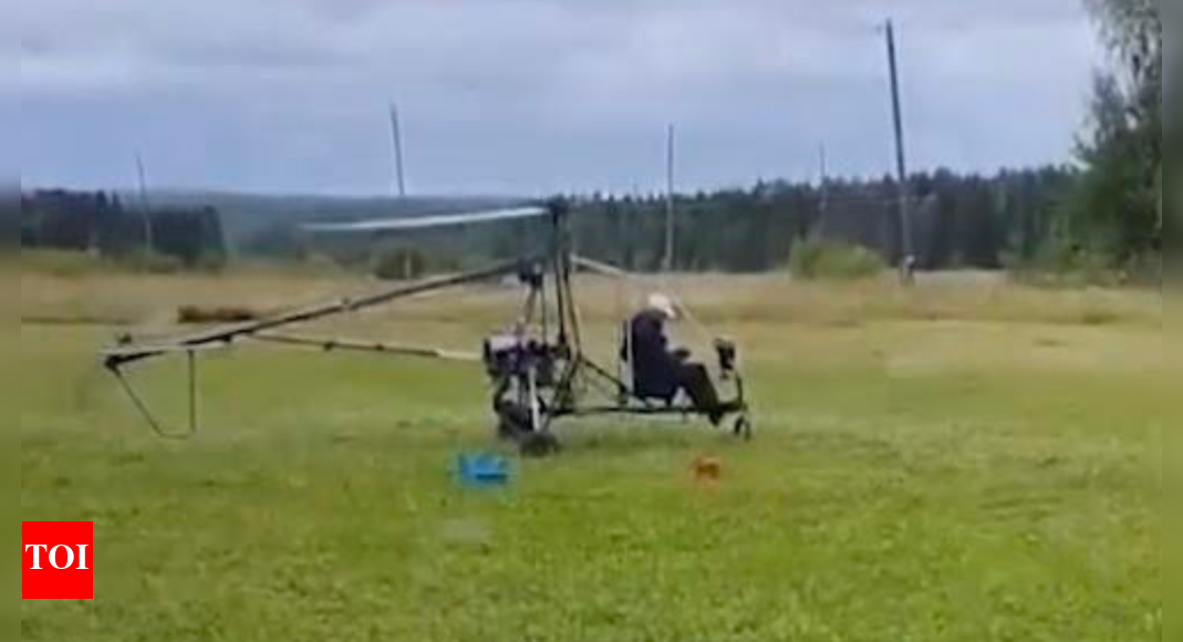 DIY flight turs fatal: 88-year-old Russian inventor killed in self built helicopter; blades detach during takeoff