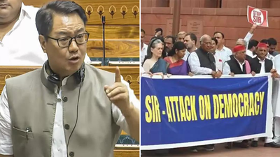 Bihar SIR: 'There can be no discussion because ... ,' Rijiju rules out Parliament debate; opposition ups charge