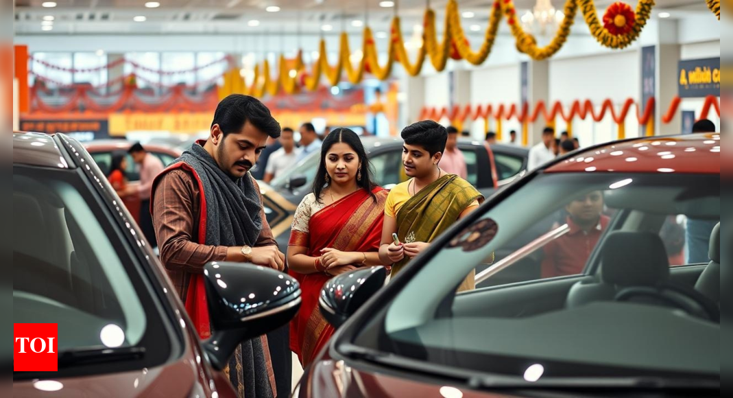 Car wholesales subdued ahead of festive season on weak consumer sentiments – Times of India