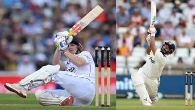 IND vs ENG 5th Test: Harry Brook does a Rishabh Pant - Who did it better? Watch