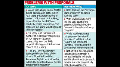 RTO proposes 2 new bus stands on busy streets, people worried