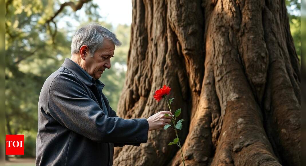 Toddler survives 18-storey fall; father honours tree with red flower
