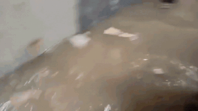 Watch: Ghaziabad hostel flooded as heavy rain swamps corridors – students struggle to gather belongings
