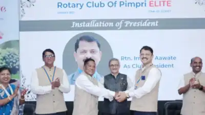 Irfan Aawate appointed president of Rotary Club of Pimpri Elite; Bhandurge named secretary