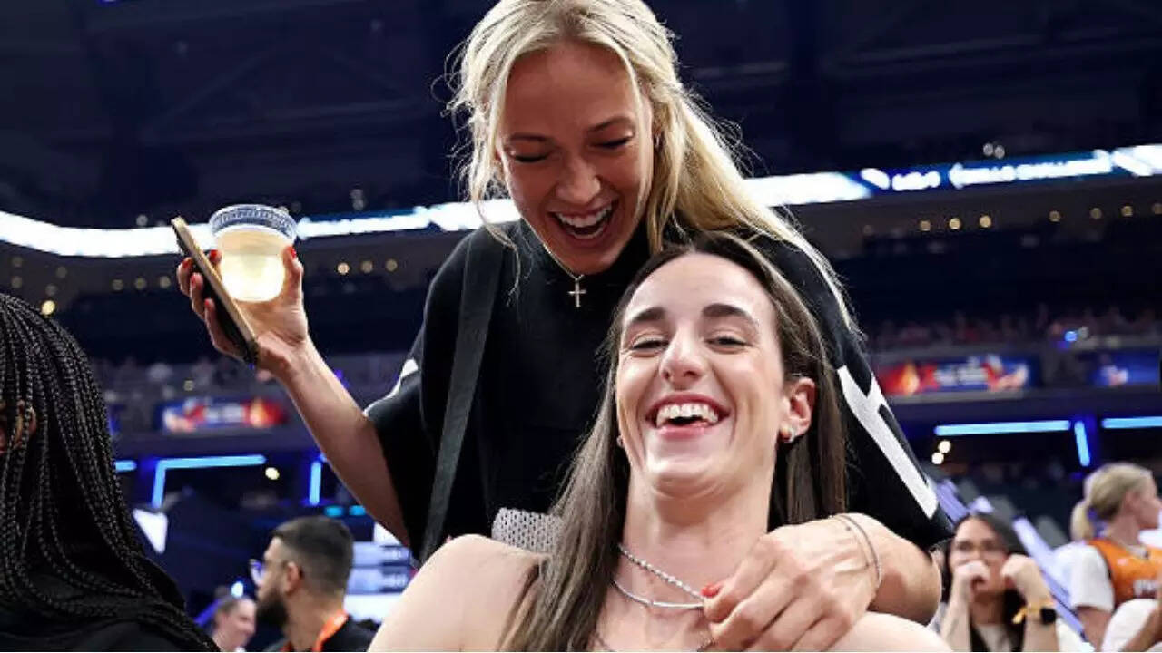 WNBA star Caitlin Clark gives one-word reaction to Sophie Cunningham for  having her back in Sun Melee | NBA News - Times of India