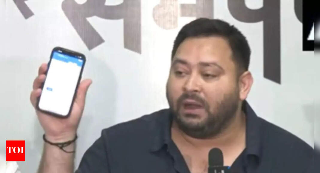 ‘My name is missing from draft list’: Tejashwi Yadav makes big claim