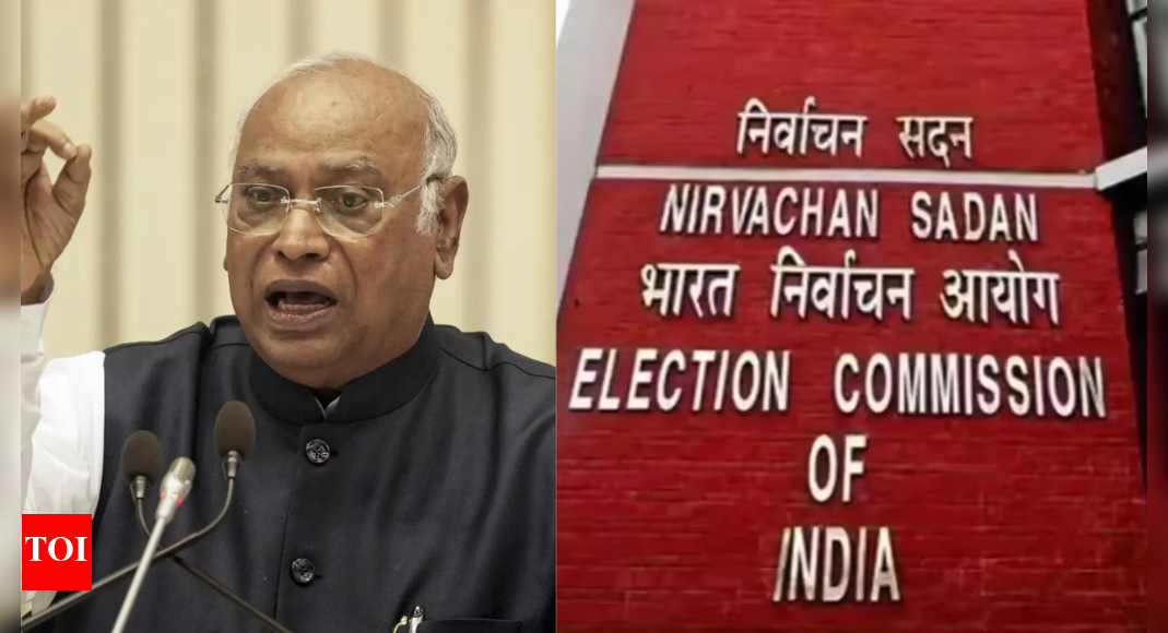'EC is a puppet of Modi ji': Congress President Mallikarjun Kharge slams poll body; alleges systematic removal of minorities from voters list