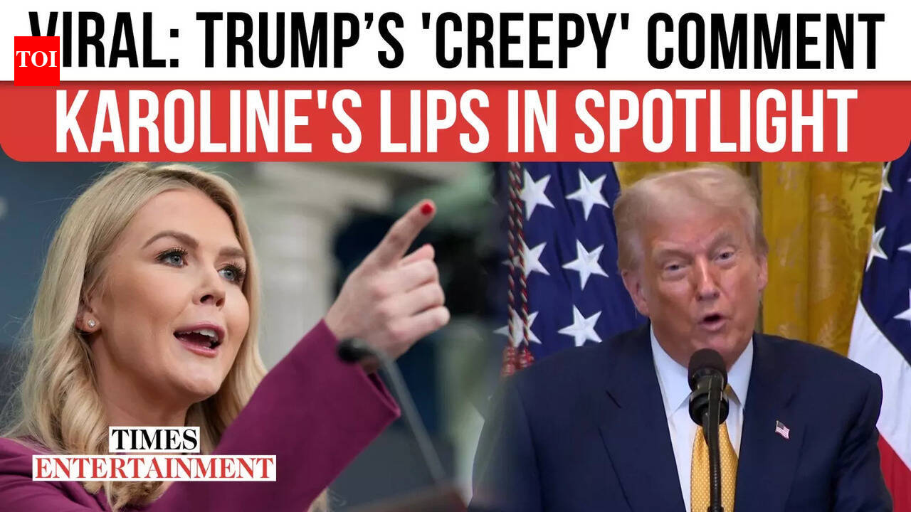 Trump’s Odd “Machine Gun Lips” Compliment to Karoline Leavitt Goes ...