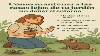 Cómo mantener las ratas fuera de tu jardín (sin volverte loco en el intento)