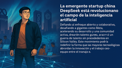 DeepSeek, la startup china que está sacudiendo Silicon Valley y desafiando a Meta en la carrera por la inteligencia artificial