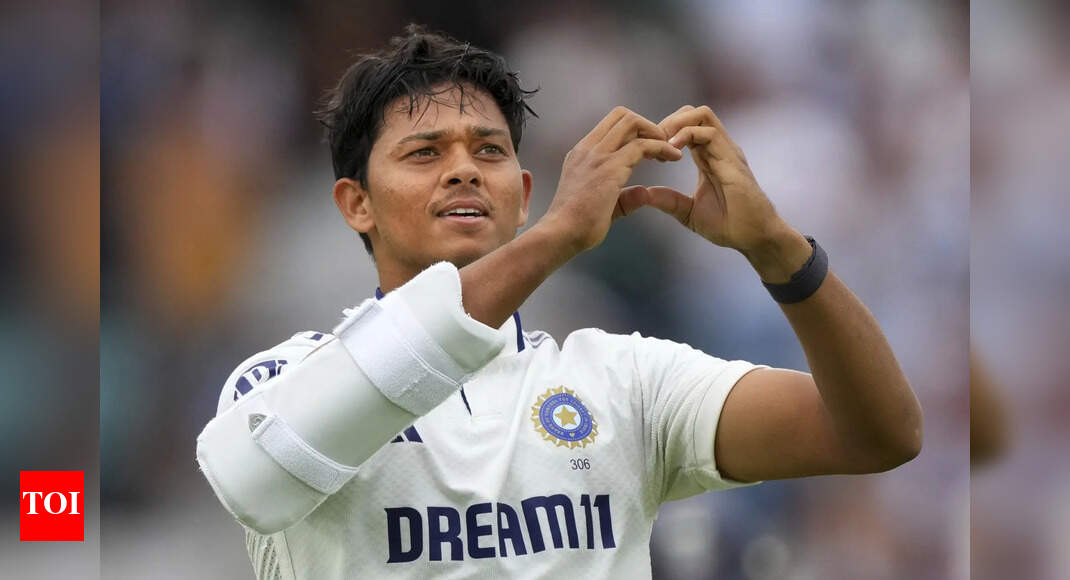 Hopes rise at the Oval! Yashasvi Jaiswal ton headlines spirited batting show; India set 374-run target for England | Cricket News – Times of India