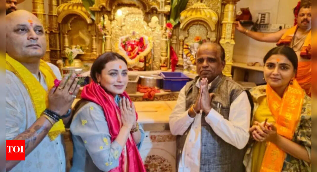 Rani visits Siddhivinayak Temple following her National Award win