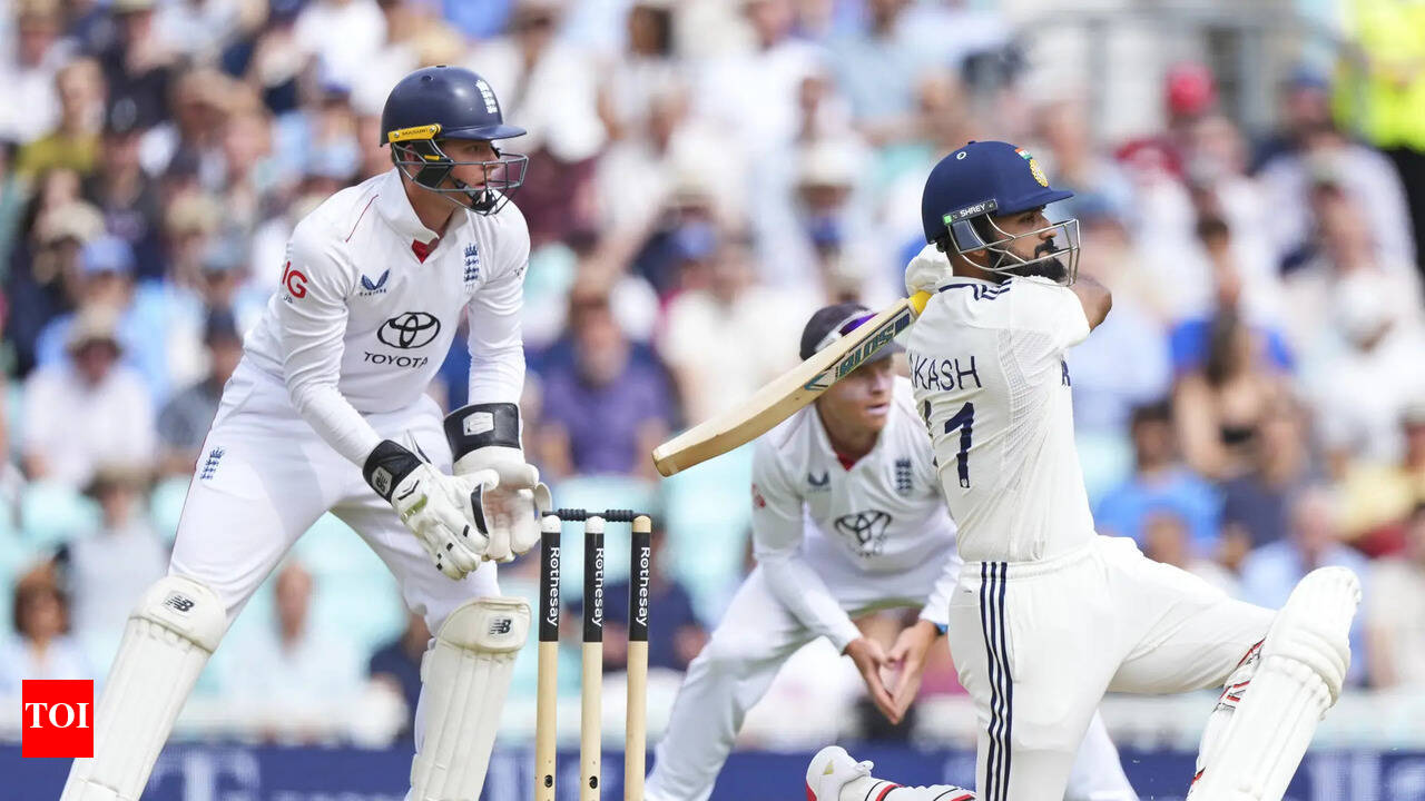 Akash Deep's Day Out at The Oval: Bat stealer, dressing room banter, lift talks – '66 is no less than a century' | Cricket News - Times of India