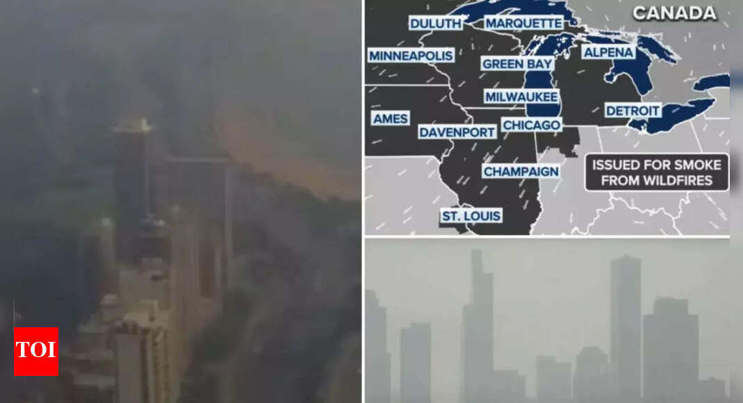 Canadian wildfire smoke pushes Minneapolis to world’s second worst air quality, prompting urgent health warnings