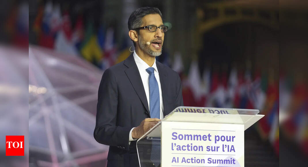 Watch: Sundar Pichai gets taste of something new during IND vs ENG 5th Test | Cricket News – Times of India
