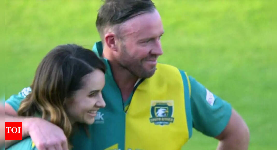 Watch: 41-year-old AB de Villiers flaunts his ‘aura’ in viral celebration after WCL 2025 title | Cricket News – Times of India