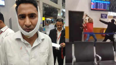 'Jaw broken, spine injured': SpiceJet staff attacked by Army official at Srinagar airport over extra cabin luggage charge