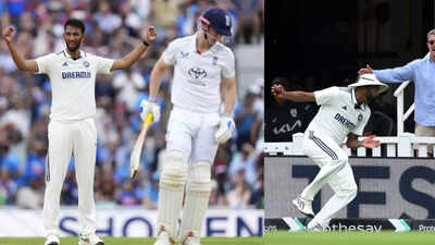 IND vs Eng 5th Test: Mohammed Siraj's Bizarre Blunder Leaves Prasidh Krishna Red-Faced