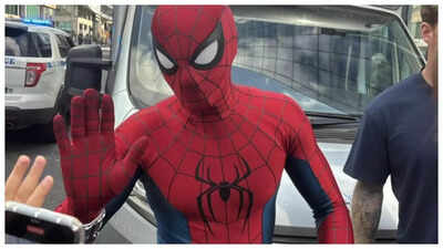 'Spider-Man: Brand New Day': Tom Holland debuts NEW costume; meets fans on film sets - WATCH