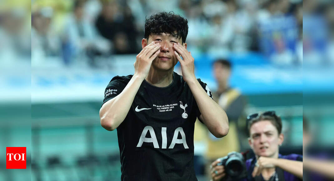 Football: Tottenham Hotspur captain Son Heung-min in tears after final match for club - Watch